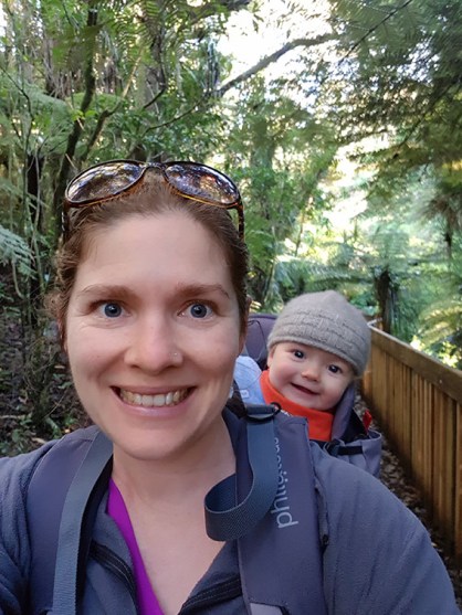 Arlo and I in the bush June 2018